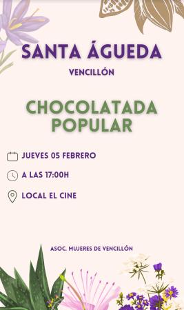 Imagen Chocolatada Popular Santa Águeda